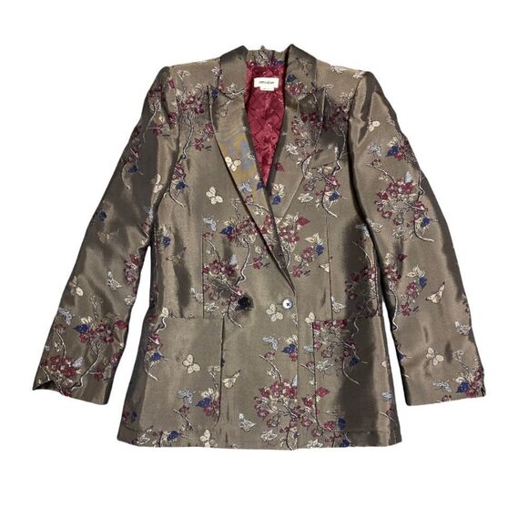 Zadig & Voltaire Visko Jac Blossom Jacket Double Breasted Jacket NWOT - Picture 3 of 9